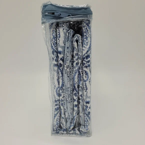 Simply Shabby Chic Duvet Set Indigo Batik Stripe Floral Blue 2 Pc TWIN Size NEW
